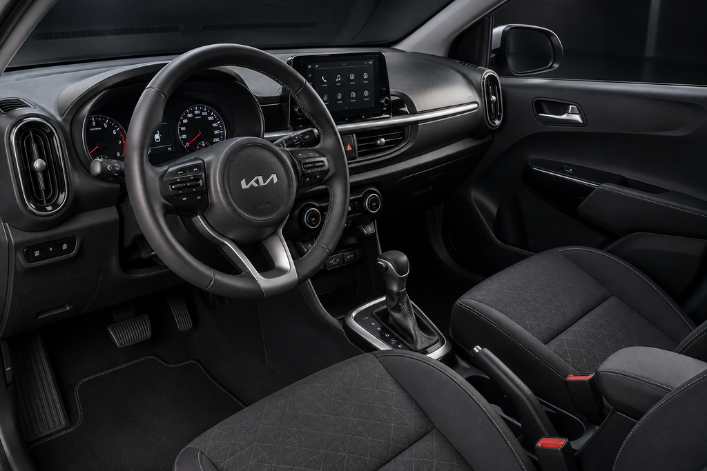Interior del Kia Picanto